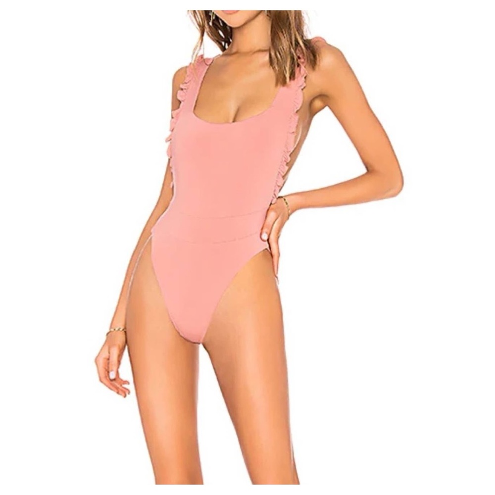 Chloe Rose Primrose Pinafore 1-Piece Swimsuit